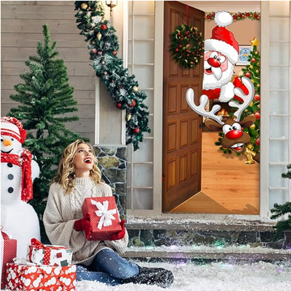 Joy: Decoración navideña para puertas