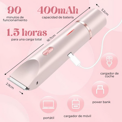 SilkyDuo l Rasuradora 2 en 1 para cuerpo y rostro