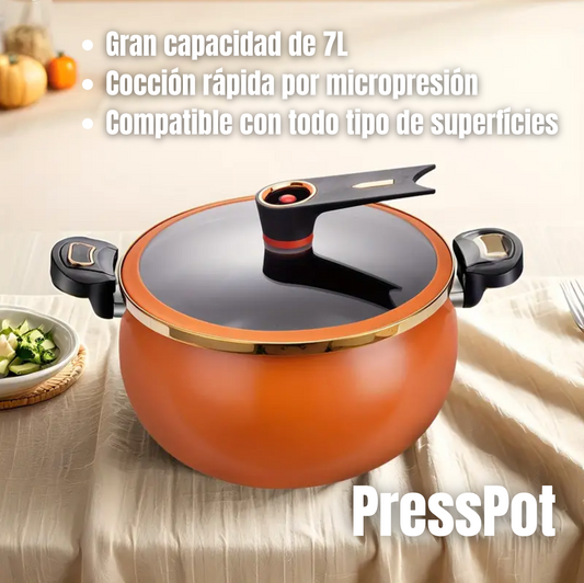 PressPot: Olla antiadherente multifunción de micropresión