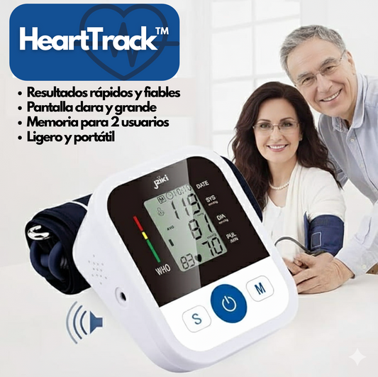 HeartTrack™ – Tensiómetro Digital de Brazo