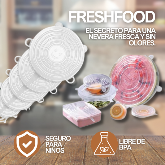 FreshFood | Fundas de silicona. Alarga la vida de tus alimentos