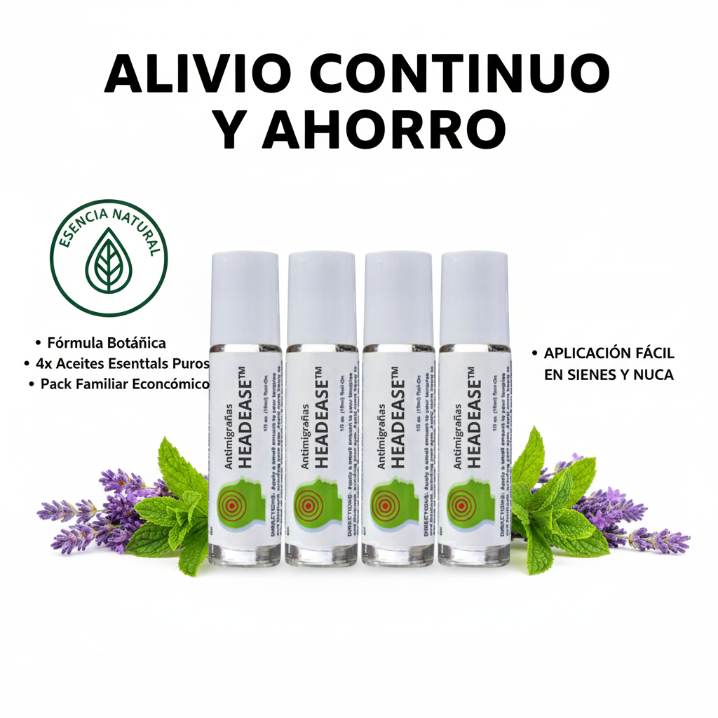 HeadEase™ – Roll-On Natural Antimigrañas