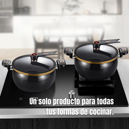 PressPot: Olla antiadherente multifunción de micropresión