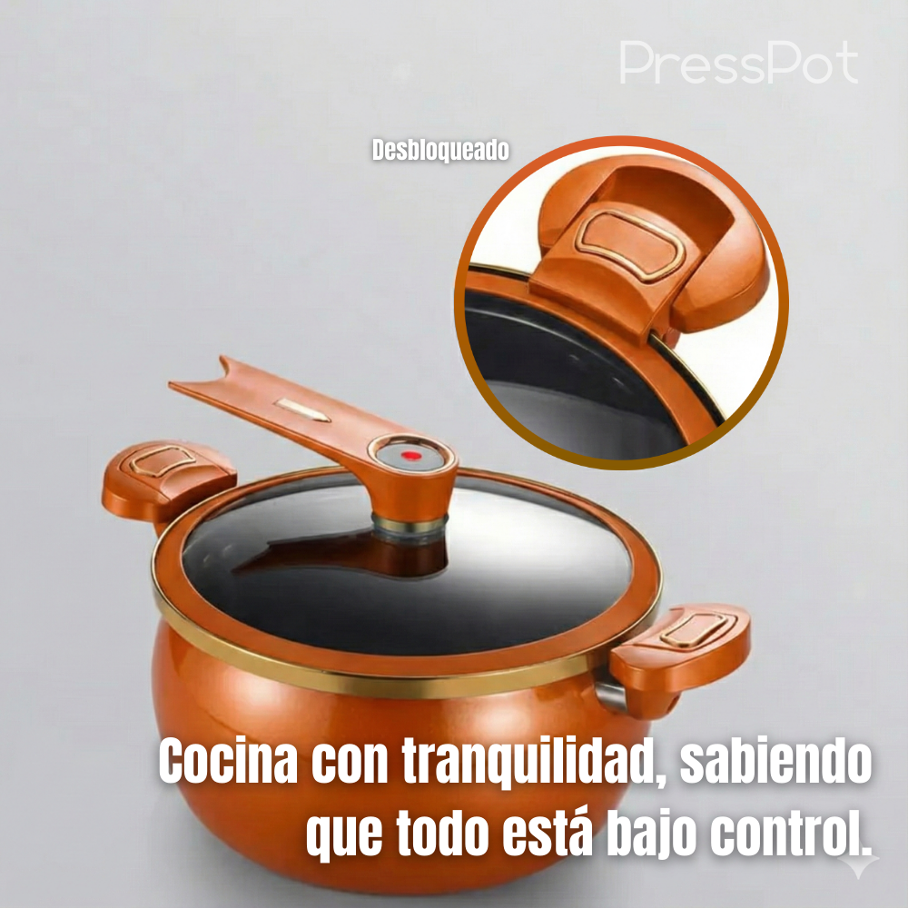 PressPot: Olla antiadherente multifunción de micropresión