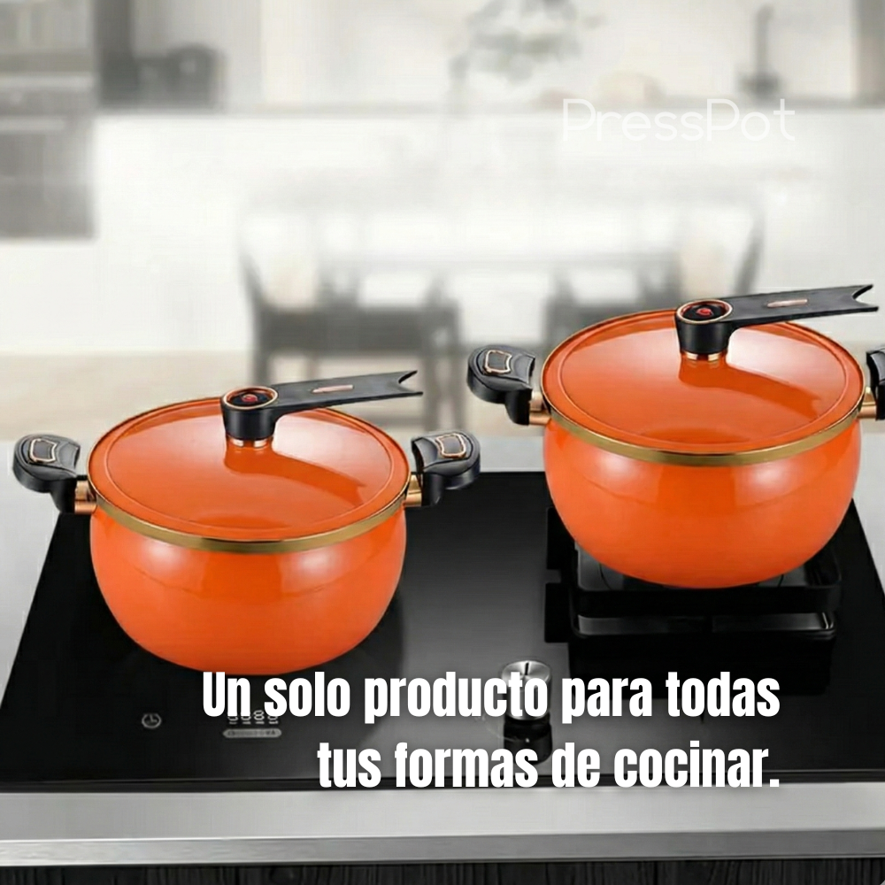 PressPot: Olla antiadherente multifunción de micropresión