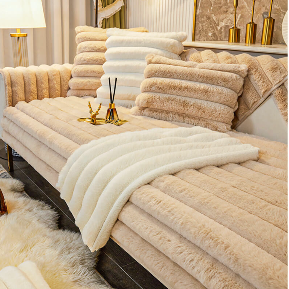 SoftGuard™ – Cobertor de Sofá Antideslizante & Elegante